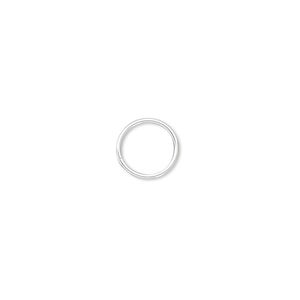 Jump ring 1pkg20 sterling silver-filled, 9mm soldered closed round, 22 gauge / 7.8mm inside diameter