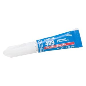 Adhesive 1pkg1 Loctite&reg; 409 Gel instant glue, clear, 3g.