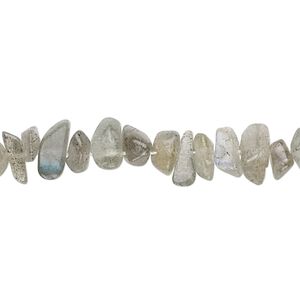 Labradorite 1pkg1, chip bead natural 34 inch small-medium