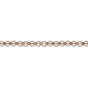 Pearl 1000pk bronze, Swarovski&reg; 3mm round 5810