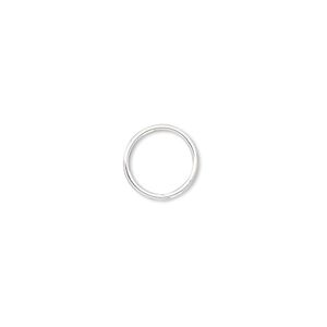 Jump ring 1pkg20 sterling silver-filled, 10mm soldered closed round, 20 gauge / 8.4mm inside diameter