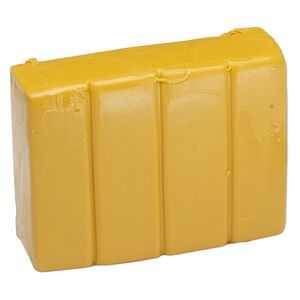 Polymer clay, Sculpey&reg; PREMO, mustard. Sold per 2-ounce bar.