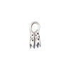 Bail, ice-pick, antiqued sterling silver, 16x7mm with 5mm grip length. Sold individually. image number 1