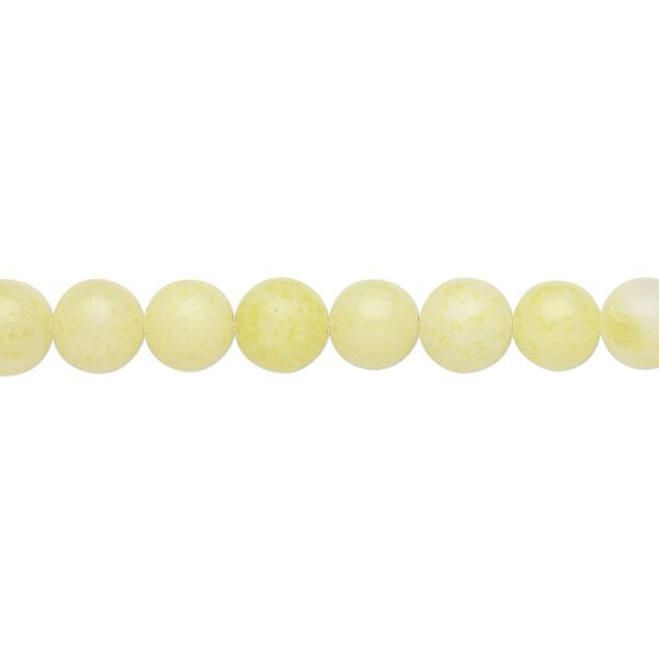 Peridot "jasper" 1pkg1, round bead natural 15.5-16 inch 6mm image number 0