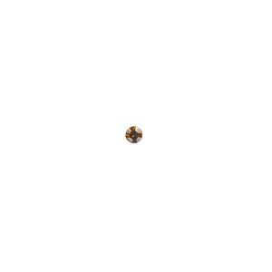 Chaton, glass rhinestone, smoky topaz, foil back, 2.7-2.8mm faceted round, PP21. Sold per pkg of 60.