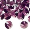 Drop 144pk amethyst, Swarovski&reg; 12mm pendant mini disk 6428 image number 1