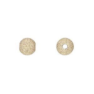 Bead 1pkg2 14Kt gold-filled, 8mm stardust round