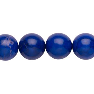 Howlite 1pkg1, round bead 15.5-16 inch 12mm