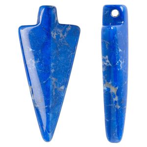 Howlite 1pkg2, arrowhead focal 40x18mm