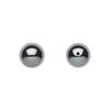 Hemalyke&trade; 1pkg4, half-drilled round bead 10mm image number 0