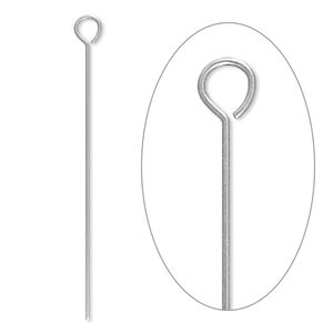 Eye pin 1pkg100 stainless steel, 1.5 inch, 24 gauge