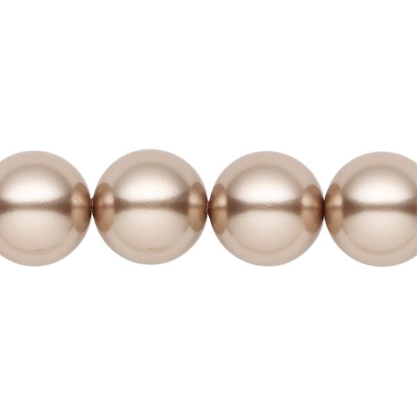 Pearl 100pk bronze, Swarovski&reg; 12mm round 5810 image number 0