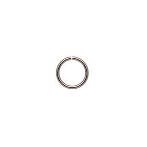 Jump ring 1pkg500 stainless steel, 9.5mm round, 18 gauge / 7.6mm inside diameter