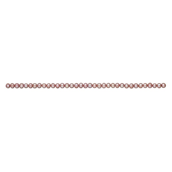 Freshwater pearl 1pkg1, semi-round, 15 inch dusty rose 7-8mm cultured image number 1