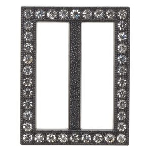 Focal, plastic, black and clear, 45x36mm rectangle with 35mm bar. Sold individually.