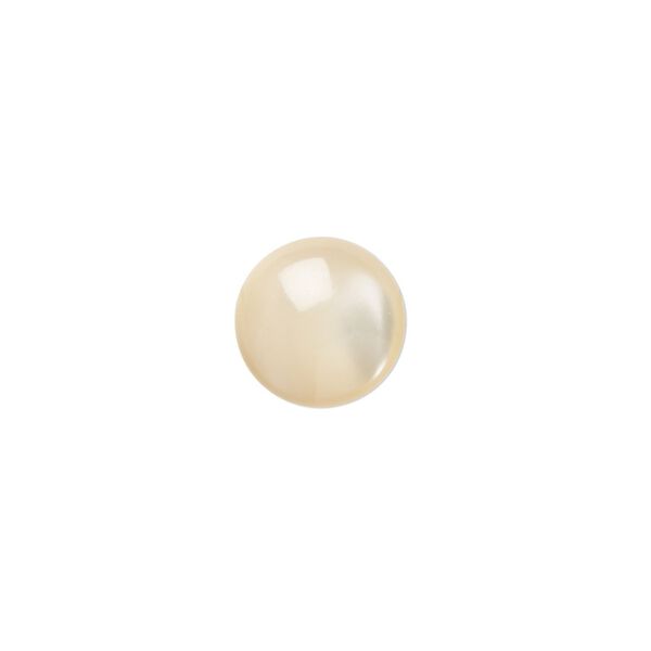 Cabochon, mother-of-pearl shell (natural), 10mm calibrated round. Sold per pkg of 4. image number 0