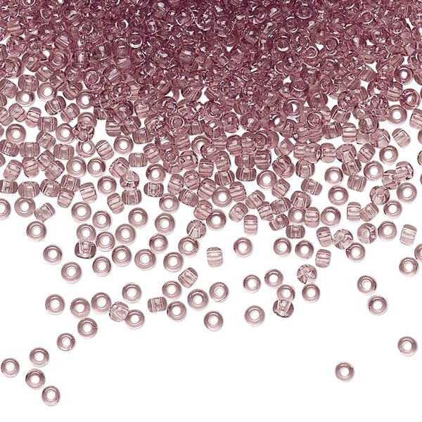 Seed bead, TOHO BEADS&reg;, glass, pkg/250g, #11 round, transparent light amethyst (TR-11-6). image number 0