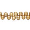 Freshwater pearl 1pkg1, top-drilled rice, 15 inch brown 6x5mm-8x6mm cultured image number 0