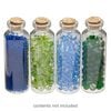 Component, glass and cork, clear, 79x27mm bottle with stopper. Sold per pkg of 4. image number 0