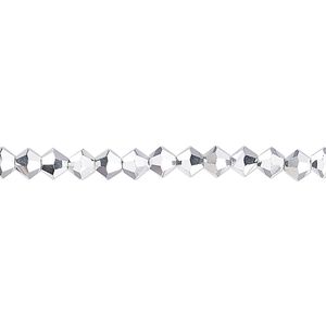 Bead 720pk crystal Labrador 2X, Preciosa Czech crystal 4mm bicone