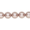 Pearl 1pkg25 vintage rose, Crystal Passions&reg; 10mm round 5810 image number 0