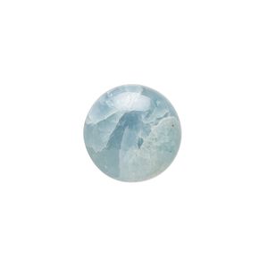 Aquamarine 1pkg1, hand-cut calibrated round cab 16mm