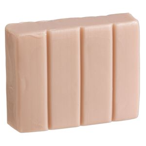Polymer clay, Sculpey&reg; PREMO, beige. Sold per 2-ounce bar.