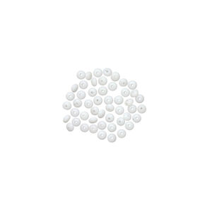 Mini Bead Huggers&trade;, silicone, white, 2x0.5mm rondelle. Sold per pkg of 50.