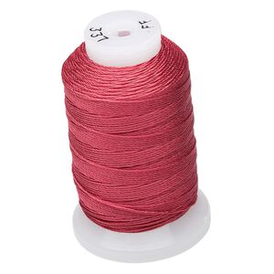 Thread, Purely Silk&trade;, maroon, size FF. Sold per 115-yard spool.