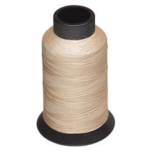 Thread, Nymo&reg; 1pkg3oz, nylon,  taupe, size D.