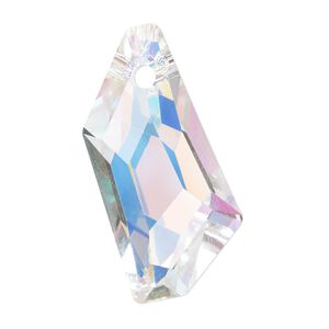 Focal 1pk translucent crystal AB, Celestial Crystal&reg; 36x21mm stellar