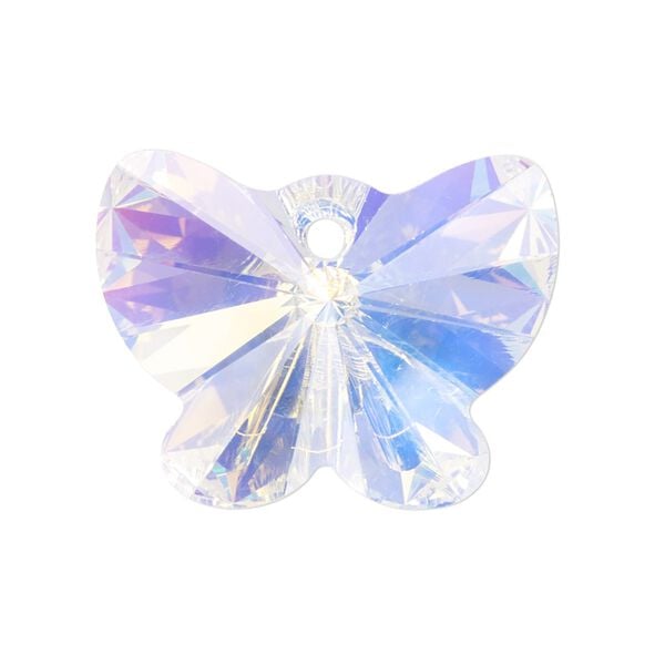Focal 1pk translucent crystal AB, Celestial Crystal&reg; 30x23mm butterfly image number 0