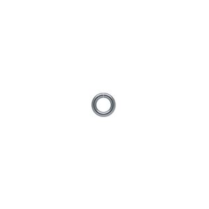 Jump ring 1pkg1000 gunmetal-plated, 5mm round, 18 gauge / 3mm inside diameter / brass