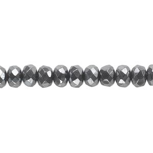Hemalyke&trade; 1pkg1, faceted rondelle bead 15.5-16 inch 6x3mm