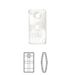 Drop 1pk crystal, Crystal Passions&reg; 20x10mm pendant urban 6696