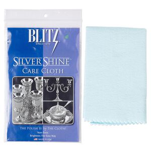 Shine cloth, Blitz&reg; Sterling SilverShine&trade; Cloth, 14x11-inch rectangle. Sold individually.