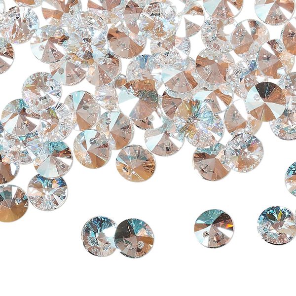 Drop 720pk crystal shimmer, Swarovski&reg; 6mm pendant mini disk 6428 image number 1