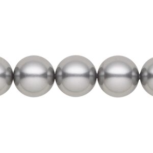 Crystal pearl 1pkg100 grey, round 12mm  5810 Swarovski&reg;