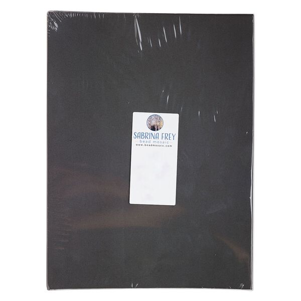 Adhesive, Art Edge&trade;, EVA foam, black, 12x9-inch sheet. Sold per pkg of 3. image number 0