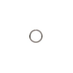 Jump ring 1pkg50 stainless steel, 8mm round, 20 gauge / 6.4mm inside diameter
