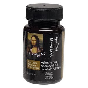 Gold leaf adhesive 1pkg1 Mona Lisa&trade; Metal Leaf&trade;, clear, 2 fl oz.