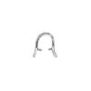 Bail, JBB Findings, ice-pick, antiqued sterling silver, 12x4mm faceted branch, 7mm grip length. Sold individually. image number 1