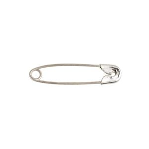 Safety pin 1pkg1000 silver-finished, 1 inch, steel