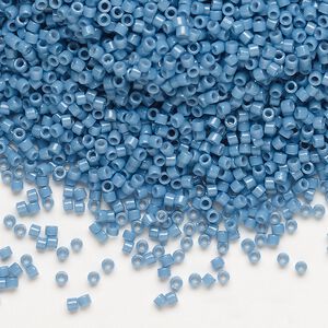 Seed bead, Delica&reg;, glass, pkg/7.5g, #11 round, Duracoat&reg; opaque outside dyed bayberry (DB-2132).