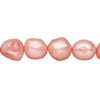 Freshwater pearl 1pkg1, semi-round, 15.5-16 inch dark blush 9-10mm cultured image number 0