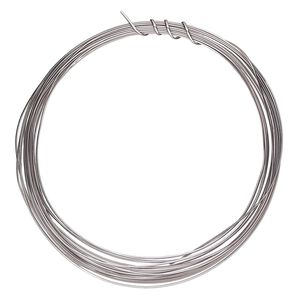 Wire, ParaWire&trade;, titanium-finished copper, half-round, 21 gauge. Sold per 4-yard section.