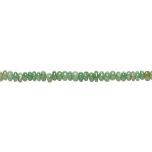 Tsavorite garnet 1pkg1, hand-cut rondelle bead natural 13 inch light to medium 3x1mm-3x2mm
