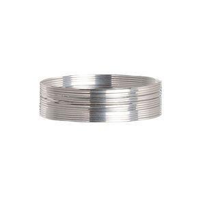 Wire, sterling silver, dead-soft, square, 26 gauge. Sold per pkg of 5 feet.