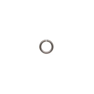 Jump ring 1pkg50 stainless steel, 6.5mm round, 19 gauge / 4.7mm inside diameter