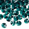 Drop 144pk emerald, Swarovski&reg; 8mm pendant mini disk 6428 image number 1